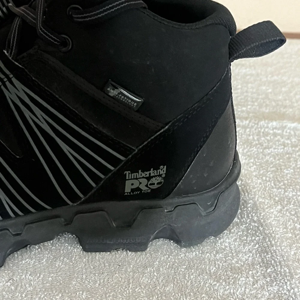 Timberland Pro High Top Safety Steel Toe Shoes Sz 7 1/2
